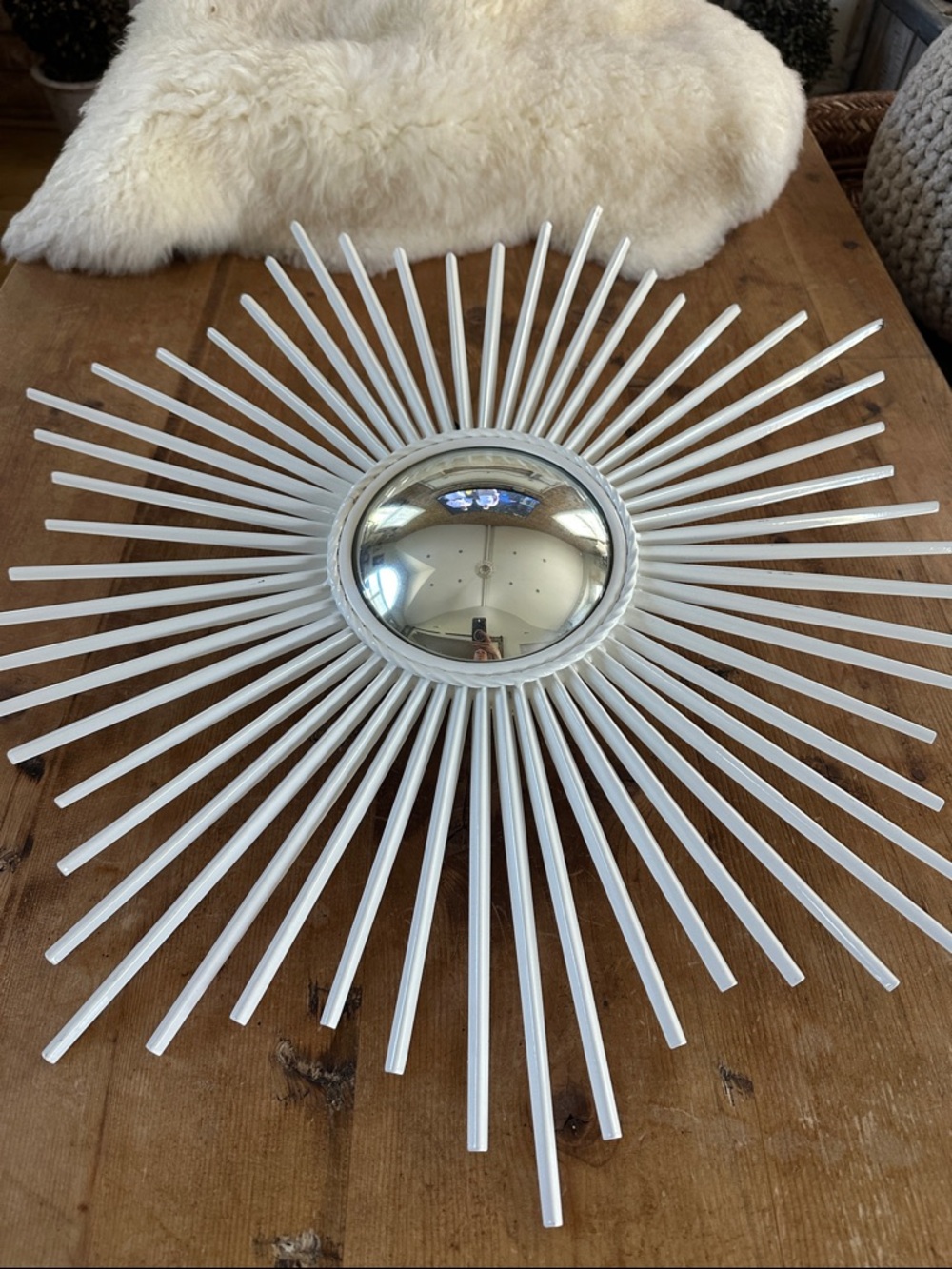 GLOBAL VIEWS Sunburst Wall Mirror MID CENTURY MODERN